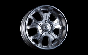 CRIMSON GOLDMAN cruise HERCULES MONOBLOCK F/A 20インチ 8.5J +22 6-139.7 シルバーポリッシュマシニング 4本で送料無料 クリムソン ヘ