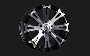 CRIMSON GOLDMAN cruise TITAN MONOBLOCK 22インチ 9.0J +18 6-139.7 ブラックポリッシュ 1台分/4本セット クリムソン ゴールドマンクル