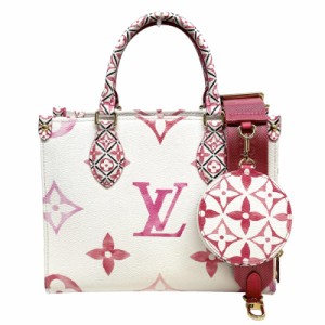 ルイヴィトン LOUIS VUITTON オンザゴーPM オンザゴー PM モノグラム フラワー LV バイ・ザ・プール バッグ トートバッグ