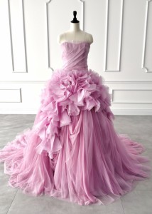 ヴェラウォン VERA WANG BRIDE ヘイリー Hayley プリンセスライン ウェディングドレス ピンク ファーストオーナー