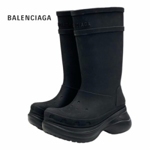 バレンシアガ BALENCIAGA クロックス ブーツ ロングブーツ 靴 シューズ ラバー ブラック 黒