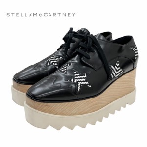 ステラマッカートニー STELLA McCARTNEY エリス スニーカー 靴 シューズ 厚底 スター プラットフォーム レザー ブラック