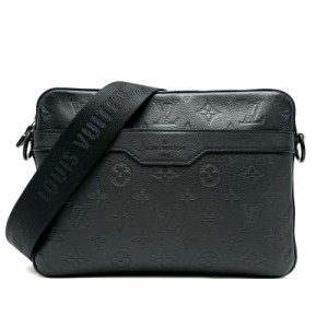 ルイヴィトン LOUIS VUITTON モノグラム トリオ メッセンジャー バッグ ショルダーバッグ カーフレザー ブラック 黒 マットブラック金具