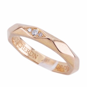 ブシュロン BOUCHERON facette ファセット 3ダイヤモンド リング ミディアム リング 指輪 ファセットリング ダイヤリング 結婚指輪 マリ