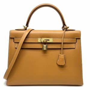 エルメス HERMES ケリー32 ケリー 32 バッグ トートバッグ ショルダーバッグ ヴァッシュリエジェ ナチュラル ベージュ系 ゴールド系 茶