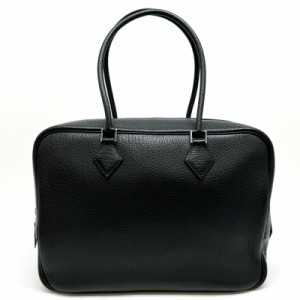 エルメス HERMES プリュム32 プリュム 32 バッグ トートバッグ フィヨルド ノワール ブラック 黒 シルバー金具