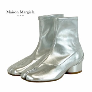 メゾンマルジェラ Maison Margiela ブーツ ショートブーツ 靴 シューズ レザー シルバー 未使用 足袋