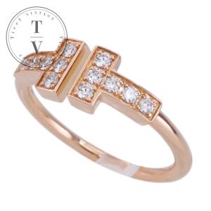 Tiffany&Co. ティファニー フラットバンド リング 3Pダイヤ 8.5号 