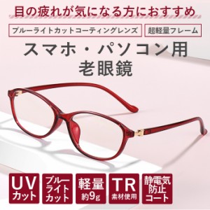 【度数+0.25刻みで選べる！】老眼鏡 ブルーライトカット シニアグラス おしゃれ レディース メンズ PCメガネ べっ甲 ブラック 8212