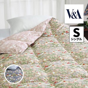 ロマンス小杉 V&A 羽毛肌掛けふとん いちご泥棒 シングル 2804-8850 1枚