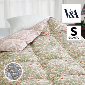 ロマンス小杉 V&A 羽毛肌掛けふとん（増量タイプ） いちご泥棒 シングル 2804-8851 1枚