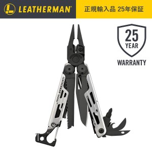 LEATHERMAN （レザーマン） マルチツール SIGNAL シグナル Black & Silver プライヤー型  25年保証