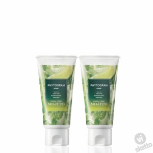 [2本SET]  フィトグラム フェイシャルフォーム≪モヒート≫ 80g (PHYTOGRAM スキンケア 洗顔 メンズ用 男性用 スクラブ 毛穴ケア 皮脂 ス