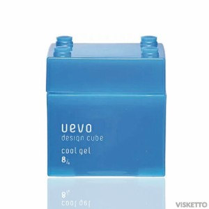 デミ ウェーボ デザインキューブ クールジェルワックス 80g (DEMI Uevo design cube ヘアアレンジ ヘアメイク パリっ セット力 父の日 シ