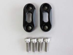 PCX用 ハンドルバークランプ ハンドルバーライザーハンドルバークリップ 22mm オートバイ修理部品 黒【代引不可】