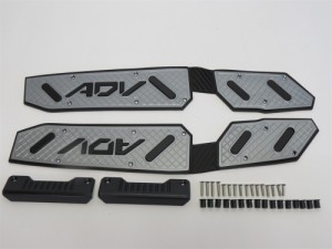 ADV 160 adv160 2023 以降 アルミ CNC ステップボード C 灰