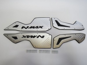 NMAX nmax n-max 2021年以降 新型 アルミ CNC ステップボード 銀 Bタイプ