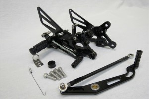 CNC 調整式 YZF-R6 r6 2006-2015 バックステップ 黒