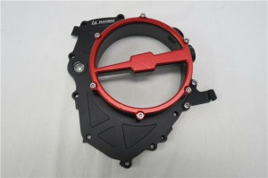 Ninja400 Ninja250 2018- Z250 Z400 2018- CNC　右側　エンジンカバー　赤