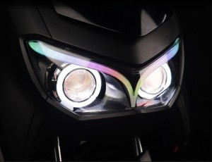 ヘッドライト プロジェクター エンジェルアイ HID YAMAHA NMAX 2021年以降