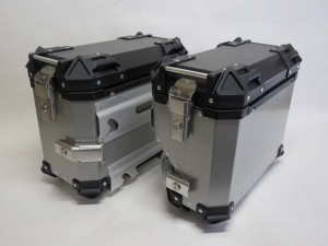 V-STROM 650 1000 1050 V-ストローム650/1000/1050 XT 2017- サイド キャリア ＆サイドBOX-B 3点セット 黒銀