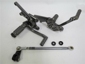 CNC 調整式 ZX-14 ZZR1400 2006-2011 バックステップ 灰