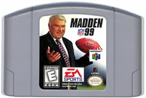 N64  MADDEN NFL 99  北米版（ソフトのみ） 【中古】日本版本体動作不可 ニンテンドウ　ニンテンドー　任天堂 64 ソフト