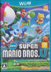 【Wii U】New スーパーマリオブラザーズU（ケース・説あり）【中古】