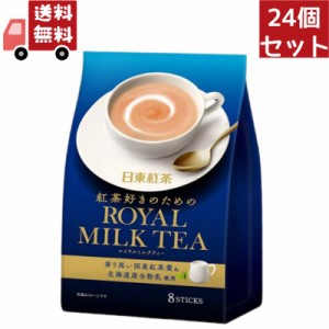 送料無料 24個セット [三井農林] 日東紅茶 ロイヤルミルクティー 8本入