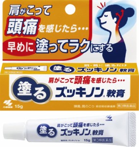 送料無料【第3類医薬品】塗るズッキノン軟膏 15g　小林製薬 【代引不可】