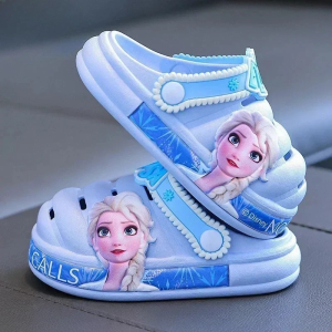 アナと雪の女王 エルサ ディズニー クロックス スニーカー シューズ サンダル スリッパ 女の子 キッズ LED光る靴 点滅ライト付き ガール