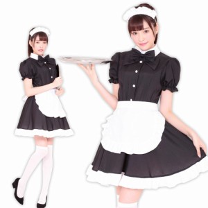 A&T Collection 世界メイド倶楽部公式制服 コスプレ ハロウィン コスチューム メイド メイド服 ウェイトレス 衣装 エプロン ワンピース 