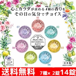 入浴剤 ギフト バーデンタイム ボタニカルバス 14錠 【送料無料】