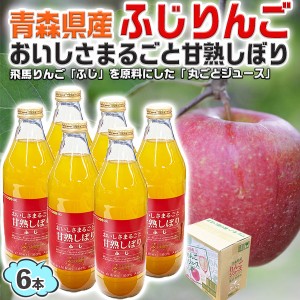 りんごジュース 飛馬りんごジュース おいしさまるごと甘熟しぼり「ふじ」 果汁100% 青森県産 JA相馬村のふじ林檎 ストレート ジュース 10