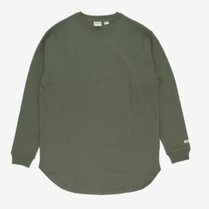 【カーキ】【Ｌサイズ】 ロンt メンズ ブランド 通販 goodwear 長袖 tシャツ ロングスリーブ グッドウェア おしゃれ シンプル 無地 秋 冬