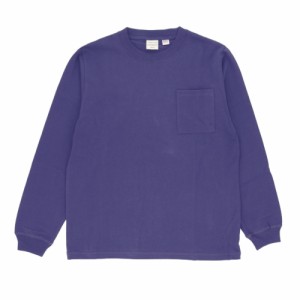 【パープル】【Sサイズ】 ロンt メンズ ブランド 通販 goodwear 長袖 tシャツ ロングスリーブ グッドウェア おしゃれ シンプル 無地 アー