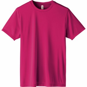 【146.ホットピンク】 tシャツ メンズ 半袖 大きいサイズ 通販 Tシャツ カットソー レディース 3L 大きいサイズ 無地 ユニフォーム 3.5オ