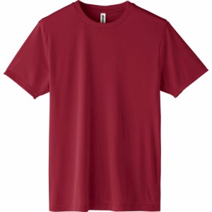 【112.バーガンディ】【Lサイズ】 tシャツ 半袖 通販 Tシャツ カットソー メンズ レディース SS S M L LL 大きいサイズ 無地 ユニフォー