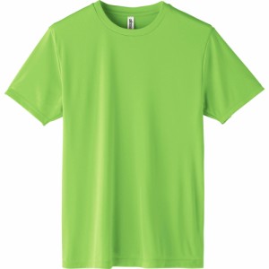 【155.ライム】【Lサイズ】 tシャツ 半袖 通販 Tシャツ カットソー メンズ レディース SS S M L LL 大きいサイズ 無地 ユニフォーム 3.5