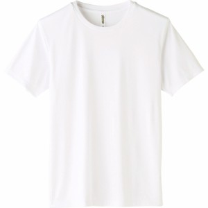【001.ホワイト】【Lサイズ】 tシャツ 半袖 通販 Tシャツ カットソー メンズ レディース SS S M L LL 大きいサイズ 無地 ユニフォーム 3.