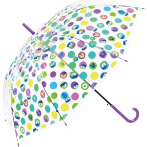 【2991モンスターズインク】 ビニール傘 かわいい 通販 60cm 子供 大人 傘 ジャンプ傘 レディース 長傘 キャラクター ディズニー ミッキ