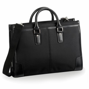 【黒】 ビジネスバッグ メンズ おしゃれ 通販 2way ビジネス バッグ 通勤バッグ ブリーフケース 自立 大容量 A4 通勤カバン 通勤鞄 ショ