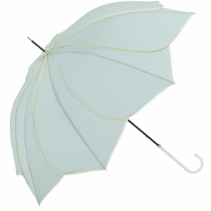 【グリーン】 傘 レディース 長傘 通販 because 軽量 ブランド 日傘 晴雨兼用 uvカット 約 60cm 58cm 約 60センチ 58センチ 婦人傘 晴雨