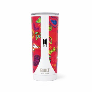 【V】 ステンレスタンブラー おしゃれ 通販 蓋 ふた 591ml BTS×BUILT ボトル ビルト 防弾少年団 ステンレスボトル BTSボトル タンブラー