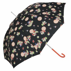 【FRUIT/98ブラック】 傘 日傘 晴雨兼用 レディース 長傘 通販 軽量 晴雨兼用傘 UV レディース傘 雨傘 かさ カサ 婦人傘 紫外線カット 通