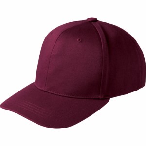【バーガンディ】 帽子 レディース キャップ 通販 メンズ ツイルキャップ ベースボールキャップ 野球帽 フリーサイズ 56cm 〜 60cm おし