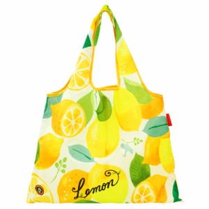 【Lemon】 エコバッグ 折りたたみ DESIGNERS JAPAN デザイナーズジャパン 通販 おしゃれ かわいい コンパクト 軽量 軽い マイバッグ ショ