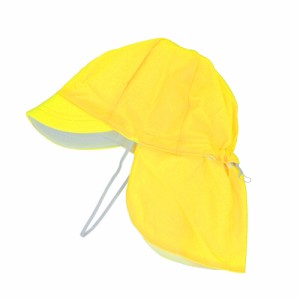 【22レモン】【Lサイズ(57-60cm)】 体育帽子 通販 体操帽子  熱中長対策 子供 フラップ付き 取り外しタイプ 紫外線対策 キッズ 首 日よけ