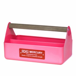 【ピンク】 マーキュリー 工具箱 通販 雑貨 ツールボックス おしゃれ スチール 工具入れ MERCURY ハンディツールボックス ハンドル付き 