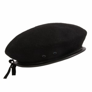 【1.ブラック】【59cm】 ベレー帽 フランス軍タイプ 通販/正規品 おすすめ 帽子 定番 ミリタリーハット ミリタリー ウール ベレー